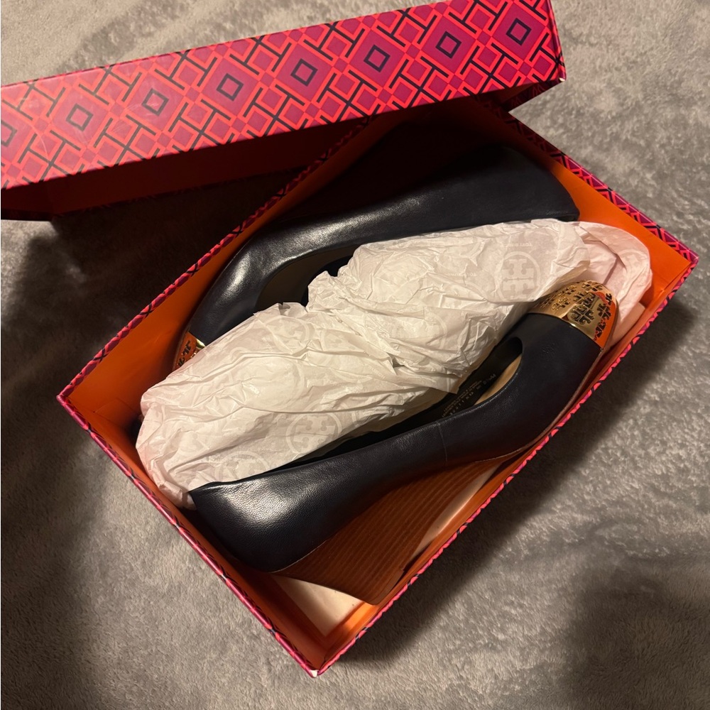 Tory Burch Navy Blue Women's Shoes